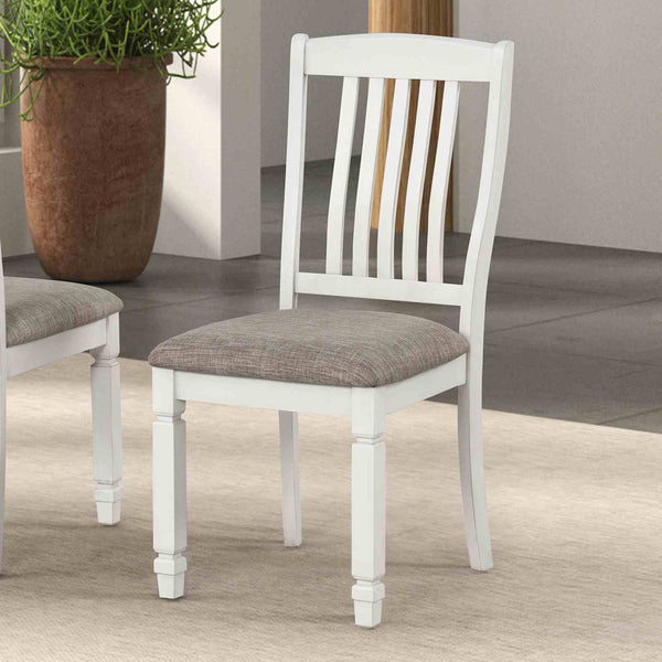 Pendola Rustic White Side Chair