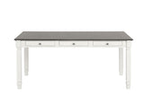 Pendola Two-Tone Farmhouse Dining Room Set from Furniture of America - Luna Furniture