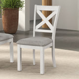 Ferrone Rustic White Oak Side Chair from Furniture of America - Luna Furniture