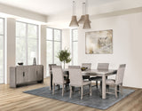 Gristalt Gray/Stone Gray Dining Table from Furniture of America - Luna Furniture