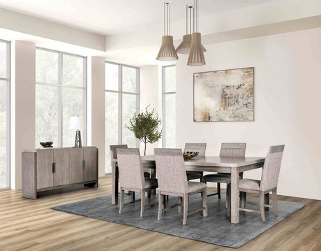 Gristalt Gray/Stone Gray Server from Furniture of America - Luna Furniture