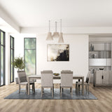 Gristalt Gray/Stone Gray Dining Table from Furniture of America - Luna Furniture
