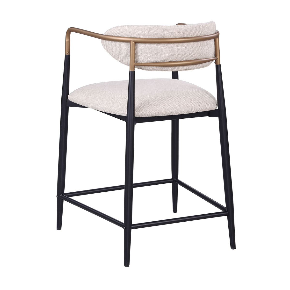 Streatham Black/White/Gold 3 Pc Counter Ht Table Set from Furniture of America - Luna Furniture