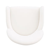 Northam White/Matte Gold Arm Chair (2/CTN) from Furniture of America - Luna Furniture