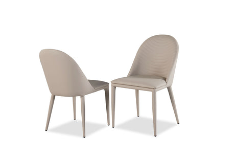 Lenvik Brown/White Contemporary Dining Room Set from Furniture of America - Luna Furniture