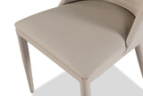 Lenvik Brown/White Contemporary Dining Room Set from Furniture of America - Luna Furniture