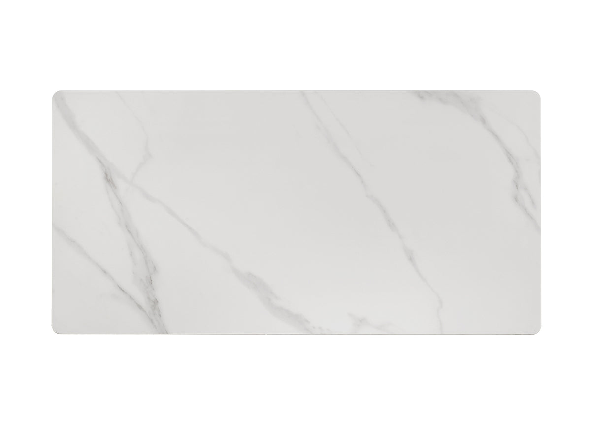 Maidstone Black/White Coffee Table from Furniture of America - Luna Furniture