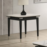 Maidstone Black/White End Table from Furniture of America - Luna Furniture
