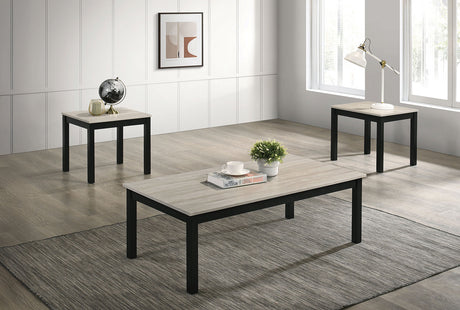 Findlay Light Gray 3-Piece Occasional Table Set from Furniture of America - Luna Furniture