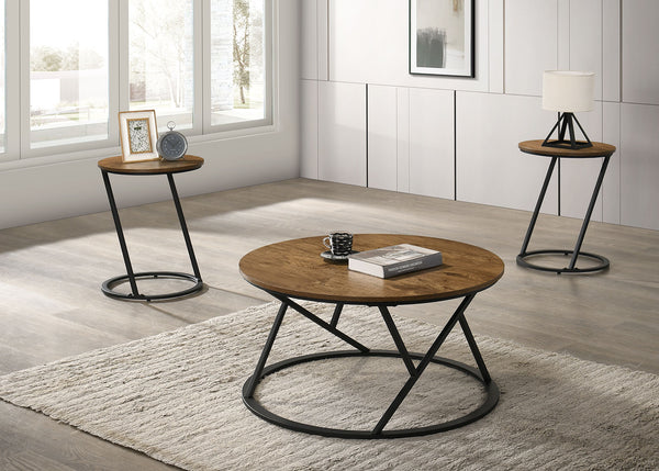Ronde Natural 3-Piece Occasional Table Set