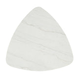 Thisted White/Black Triangle Marble Coffee Table from Furniture of America - Luna Furniture