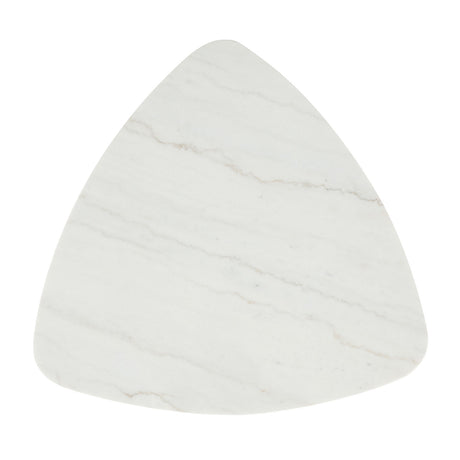 Thisted White/Black Triangle Marble Coffee Table from Furniture of America - Luna Furniture