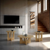 Holen Natural 3 Pc. Table Set from Furniture of America - Luna Furniture