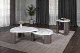 Levis Gray Triangle End Table from Furniture of America - Luna Furniture