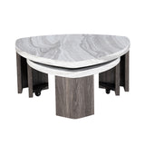 Levis Gray Nesting Cocktail Table from Furniture of America - Luna Furniture