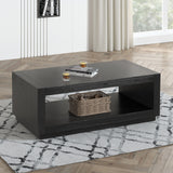 Dothan Black Coffee Table from Furniture of America - Luna Furniture