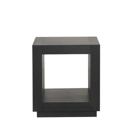 Dothan Black End Table from Furniture of America - Luna Furniture