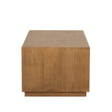 Dothan Medium Oak Coffee Table from Furniture of America - Luna Furniture