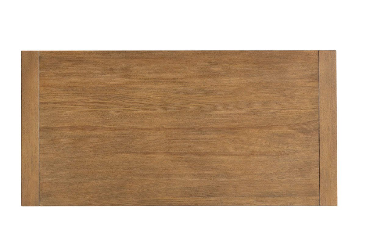 Dothan Medium Oak Coffee Table from Furniture of America - Luna Furniture