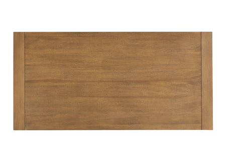 Dothan Medium Oak Coffee Table from Furniture of America - Luna Furniture