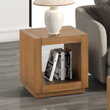 Dothan Medium Oak End Table from Furniture of America - Luna Furniture