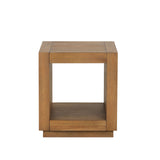 Dothan Medium Oak End Table from Furniture of America - Luna Furniture