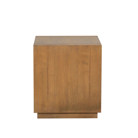 Dothan Medium Oak End Table from Furniture of America - Luna Furniture