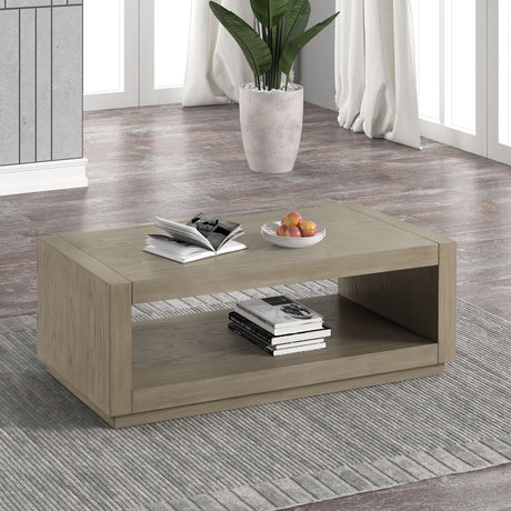 Dothan Natural Coffee Table from Furniture of America - Luna Furniture