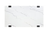 Sundbry White/Black Coffee Table from Furniture of America - Luna Furniture