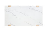 Sundbry White/Natural Coffee Table from Furniture of America - Luna Furniture