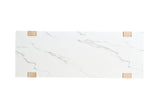 Sundbry White/Natural Sofa Table from Furniture of America - Luna Furniture