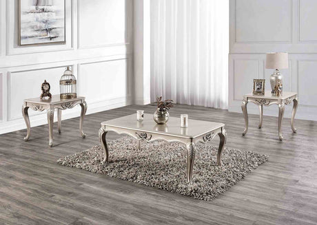 Rochester Champagne End Table from Furniture of America - Luna Furniture