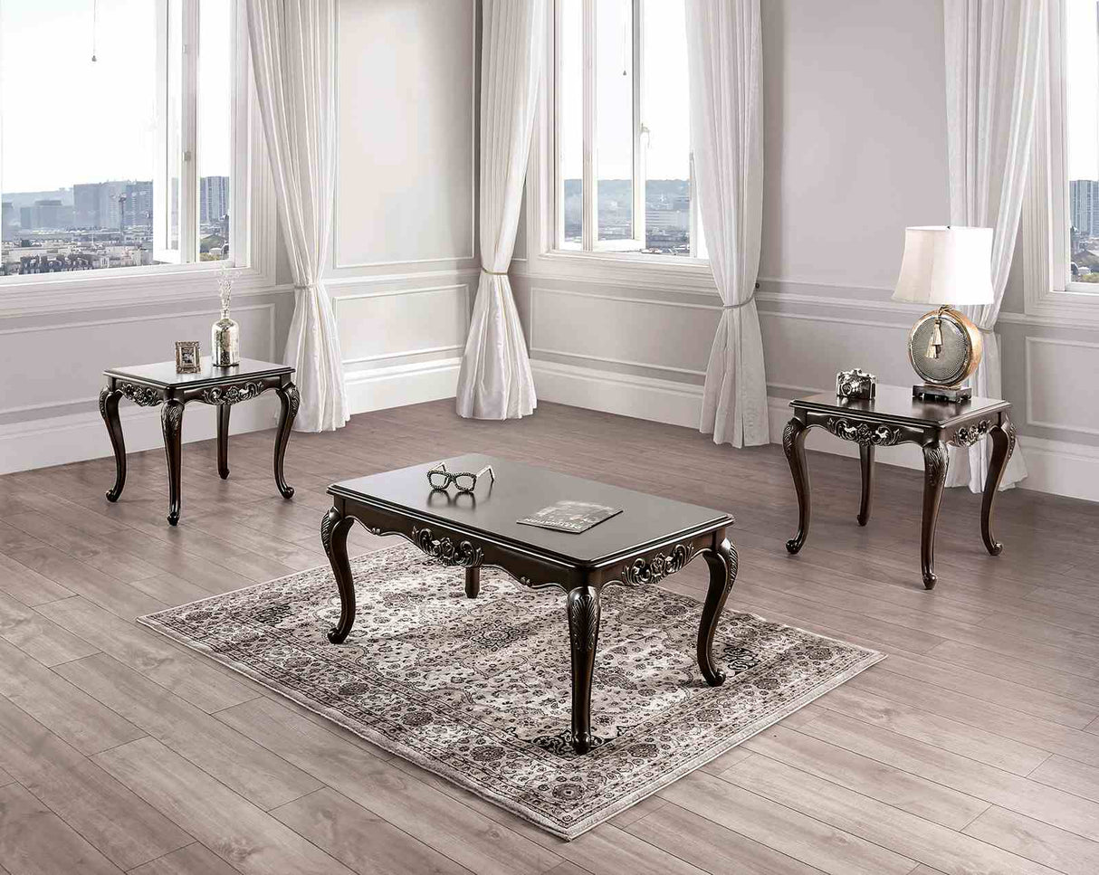 Halcaster Java End Table from Furniture of America - Luna Furniture
