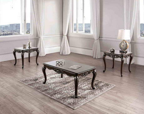 Halcaster Java End Table from Furniture of America - Luna Furniture
