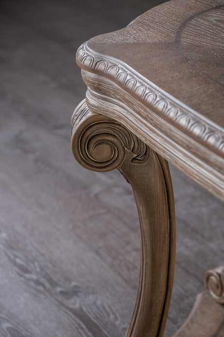 Seven Oaks Weathered Oak Cocktail Table from Furniture of America - Luna Furniture