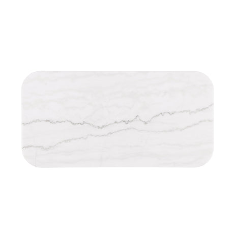 Virden Black/White/Gold Rectangle Cocktail Table from Furniture of America - Luna Furniture