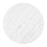 Virden Black/White/Gold Round Cocktail Table from Furniture of America - Luna Furniture