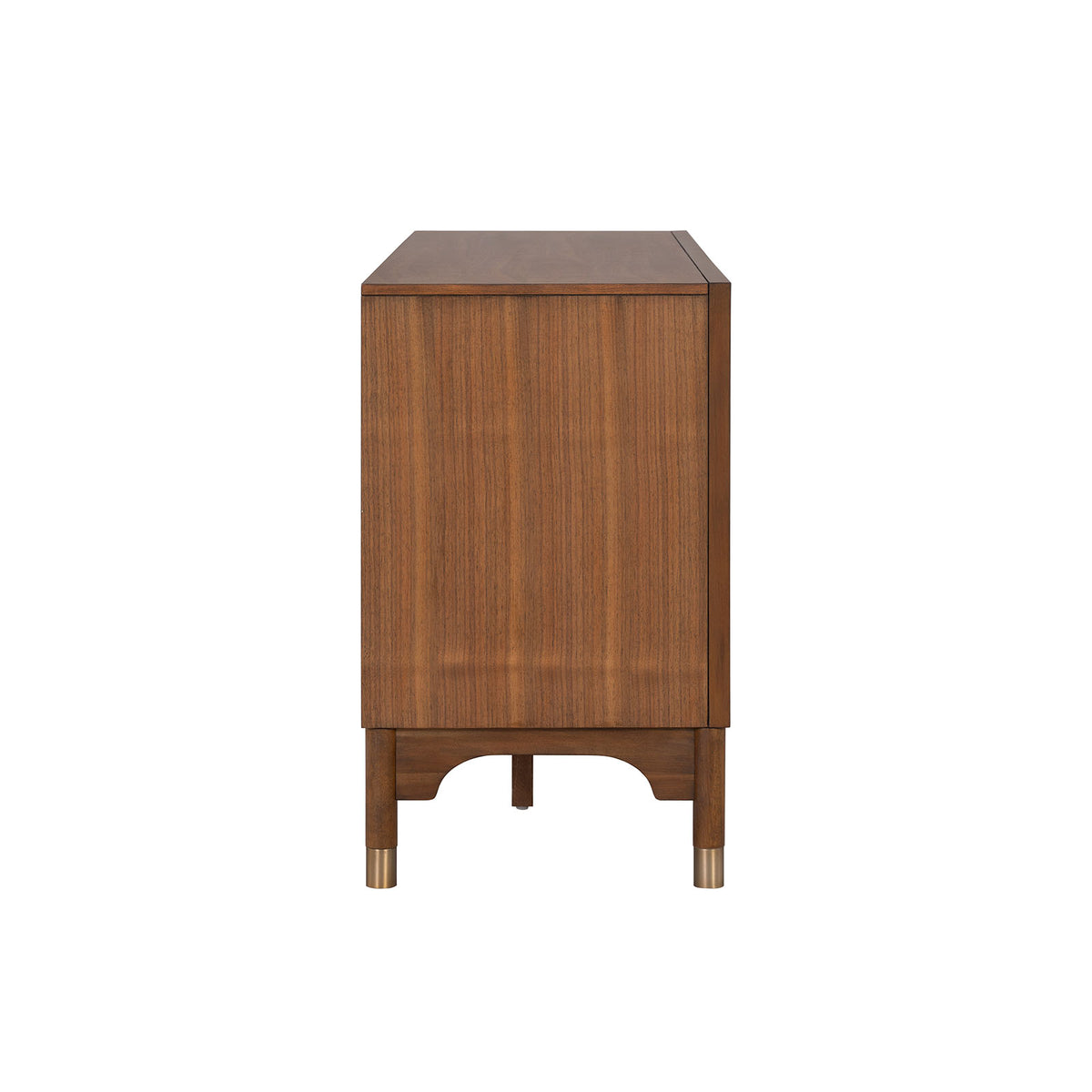Hepburne Walnut 70" TV Stand from Furniture of America - Luna Furniture