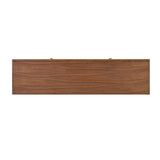 Hepburne Walnut 70" TV Stand from Furniture of America - Luna Furniture