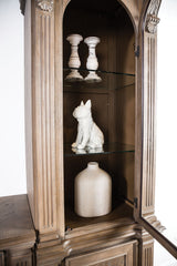 Seven Oaks Weathered Oak Entertainment Center from Furniture of America - Luna Furniture