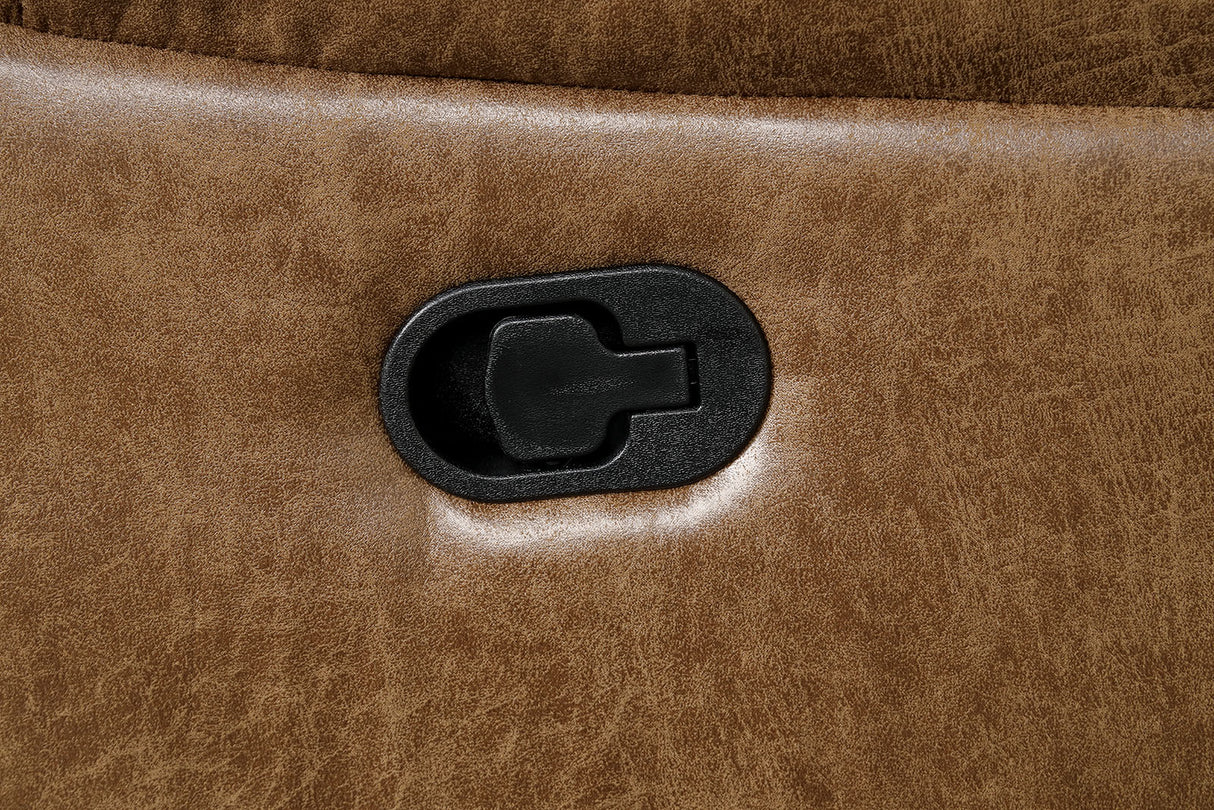 Ezekius Brown Loveseat from Furniture of America - Luna Furniture