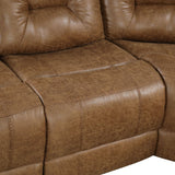 Ezekius Brown Sofa from Furniture of America - Luna Furniture