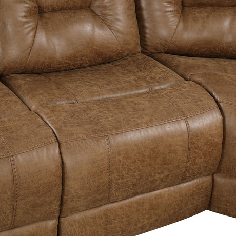 Ezekius Brown Sofa from Furniture of America - Luna Furniture