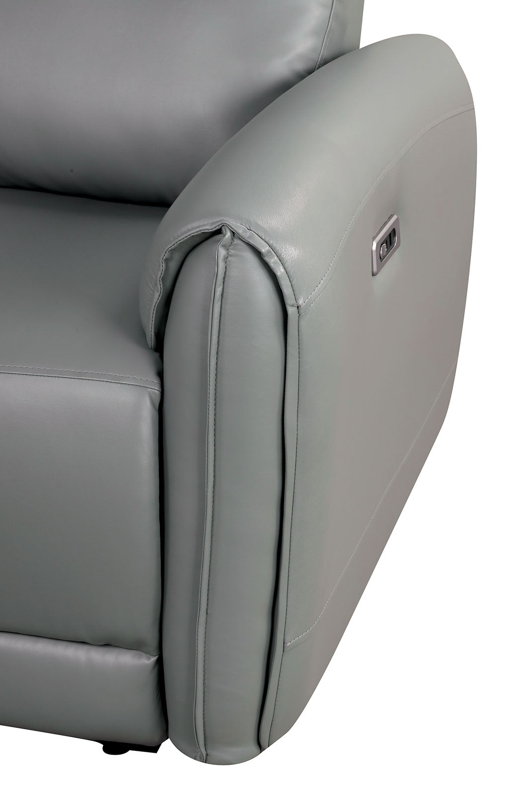 Schlieren Gray Power Loveseat from Furniture of America - Luna Furniture