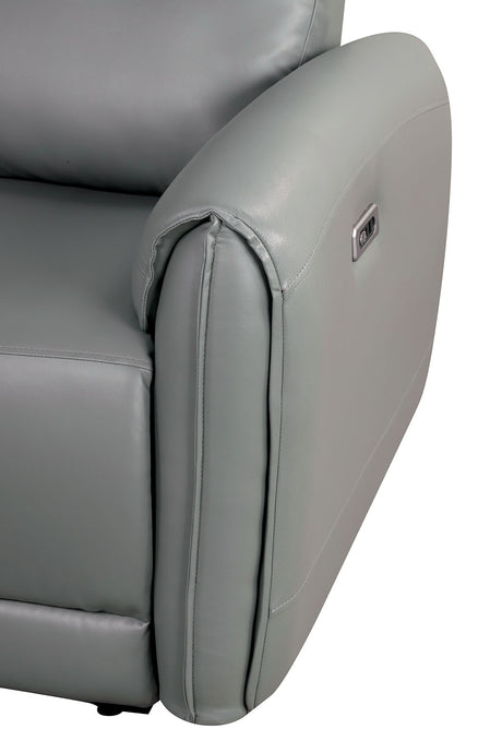 Schlieren Gray Power Loveseat from Furniture of America - Luna Furniture