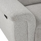 Hieronimus 2-Piece Light Gray Power Sectional from Furniture of America - Luna Furniture