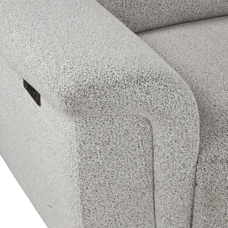 Hieronimus 2-Piece Light Gray Power Sectional from Furniture of America - Luna Furniture