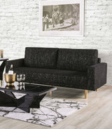 Elverum Black Contemporary Living Room Set from Furniture of America - Luna Furniture