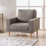 Elverum Charcoal Gray Chair from Furniture of America - Luna Furniture
