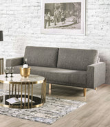 Elverum Charcoal Gray Contemporary Living Room Set from Furniture of America - Luna Furniture